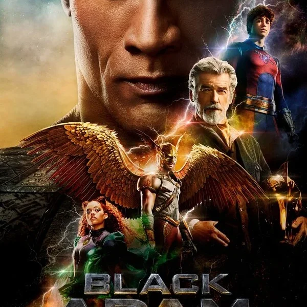 Black Adam poster - Is it safe for kids?