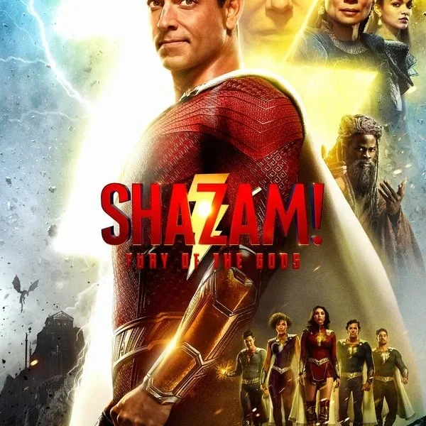 Shazam! Fury of the Gods poster - Is it safe for kids?