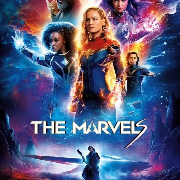 The Marvels poster - Is it safe for kids?