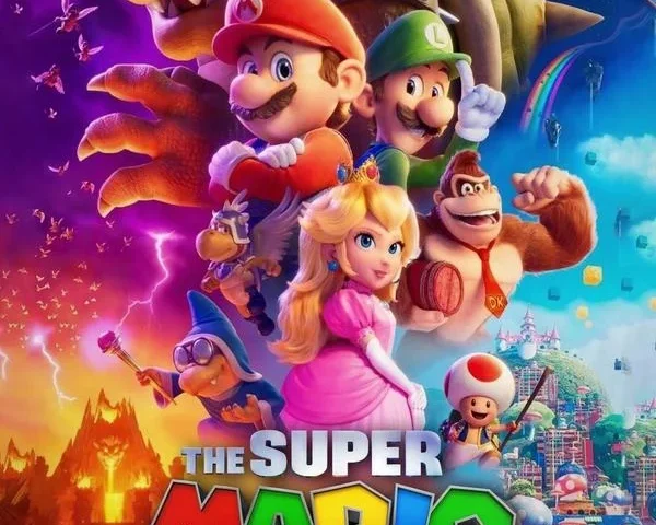 The Super Mario Bros. Movie poster - Is it safe for kids?