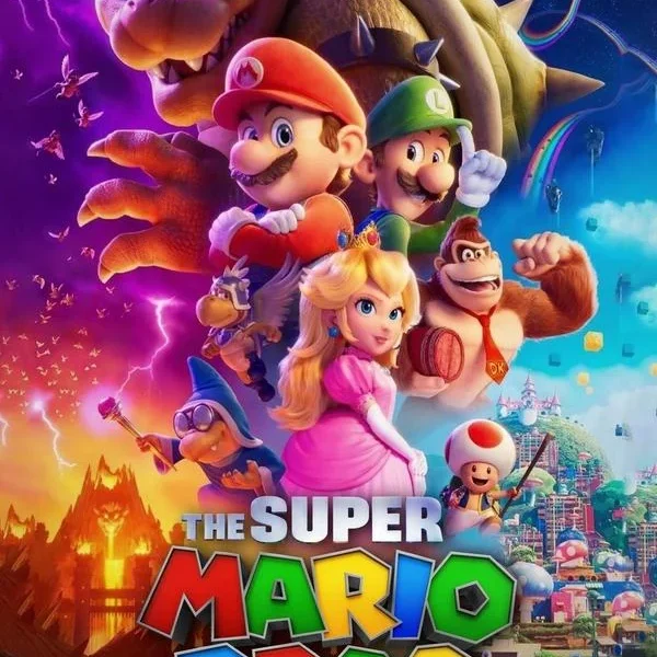The Super Mario Bros. Movie poster - Is it safe for kids?