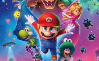 The Super Mario Galaxy Movie poster - Is it safe for kids?