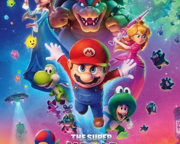 The Super Mario Galaxy Movie poster - Is it safe for kids?