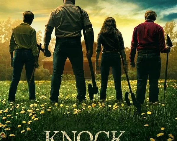 Knock at the Cabin poster - Is it safe for kids?