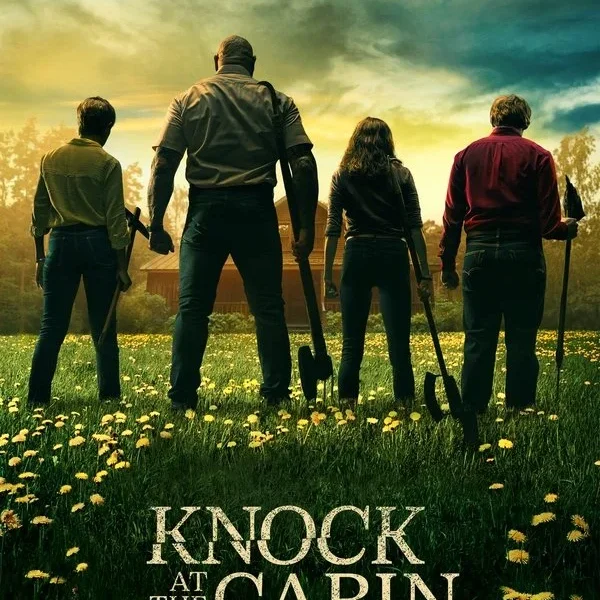 Knock at the Cabin poster - Is it safe for kids?