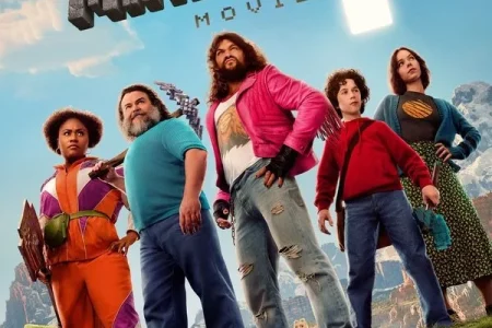 A Minecraft Movie poster - Is it safe for kids?