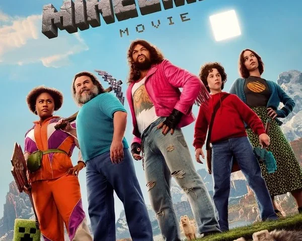 A Minecraft Movie poster - Is it safe for kids?