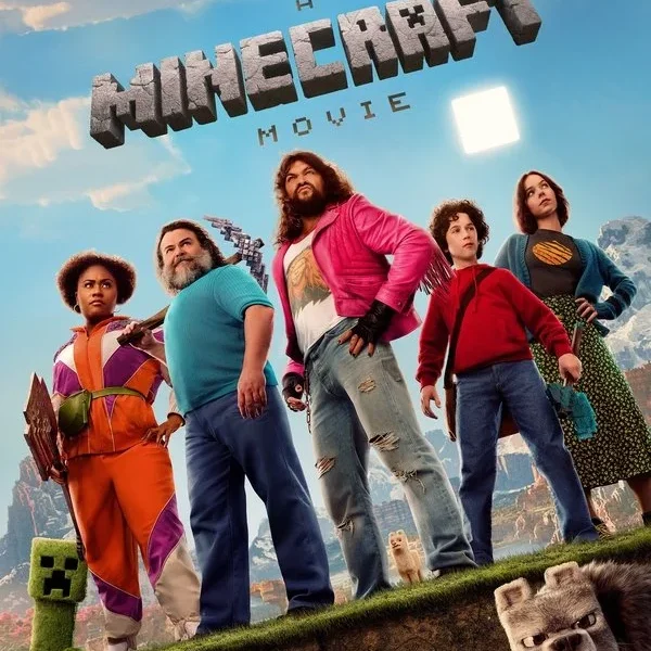 A Minecraft Movie poster - Is it safe for kids?