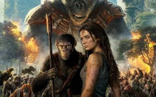 Kingdom of the Planet of the Apes poster - Is it safe for kids?