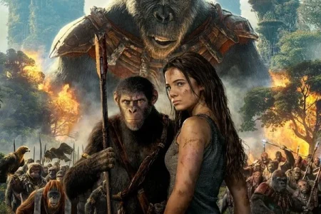 Kingdom of the Planet of the Apes poster - Is it safe for kids?