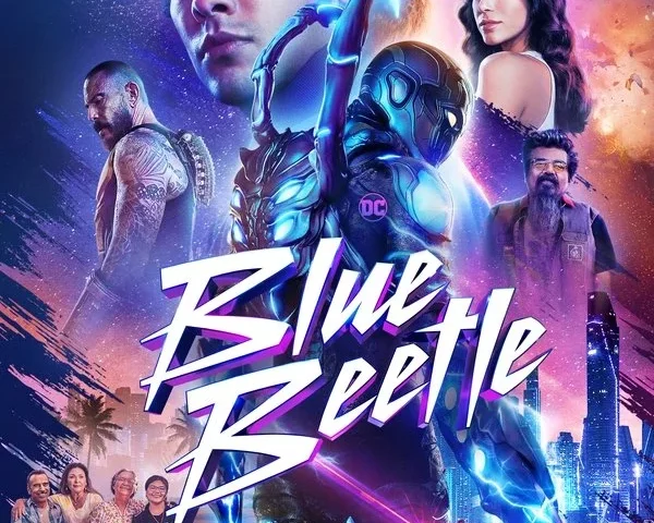 Blue Beetle poster - Is it safe for kids?