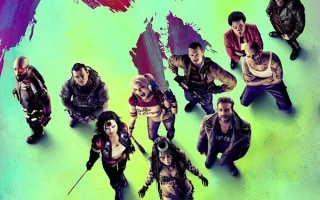 Suicide Squad poster - Is it safe for kids?