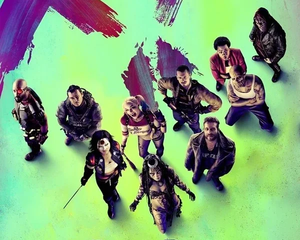 Suicide Squad poster - Is it safe for kids?