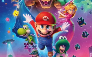 The Super Mario Galaxy Movie poster - Is it safe for kids?